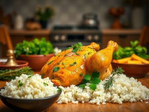 Herbed Garlic Chicken Sauce for Airfryer