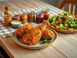 Spiced Fried Chicken Airfryer Delight