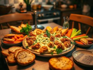 Airy Spiced Fried Chicken Dip