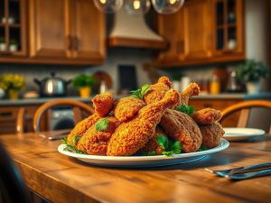 Spiced Fried Chicken Airfryer Delight