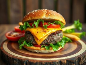 Protein-Packed American Burger Delight